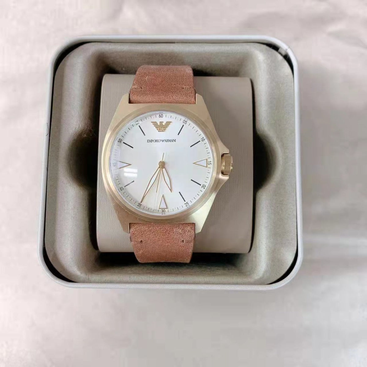 Emporio Armani AR11331 Brown STEEL 316 L analog quartz Man Watch Emporio Armani AR11331 Brown STEEL 316 L analog quartz Man Watch